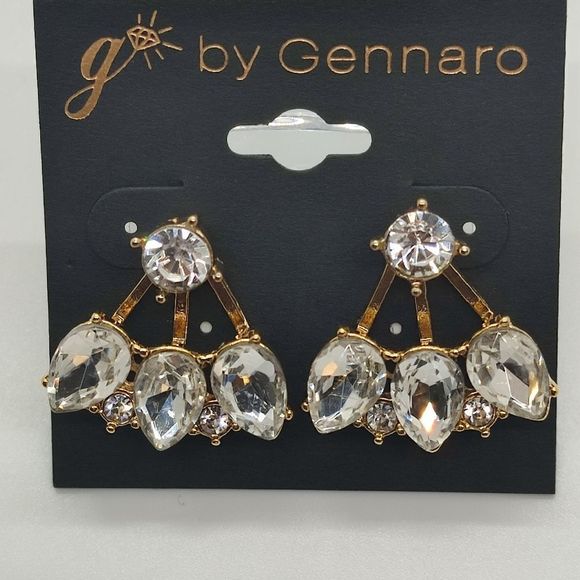 Gennaro Gold Tone Earrings - Picture 2 of 2